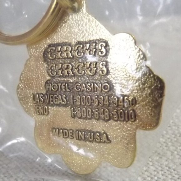 Vintage Circus Circus Las Vegas Clown Key Chain - Picture 5 of 7